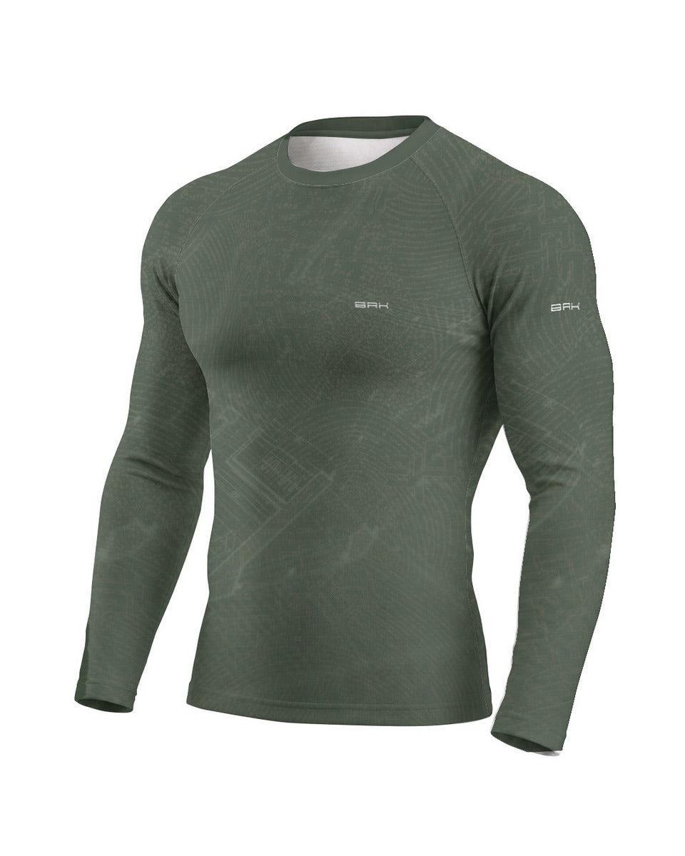 Camisa UV50 Segunda Pele Brk Custom 350  Blueprint Verde com UV50+