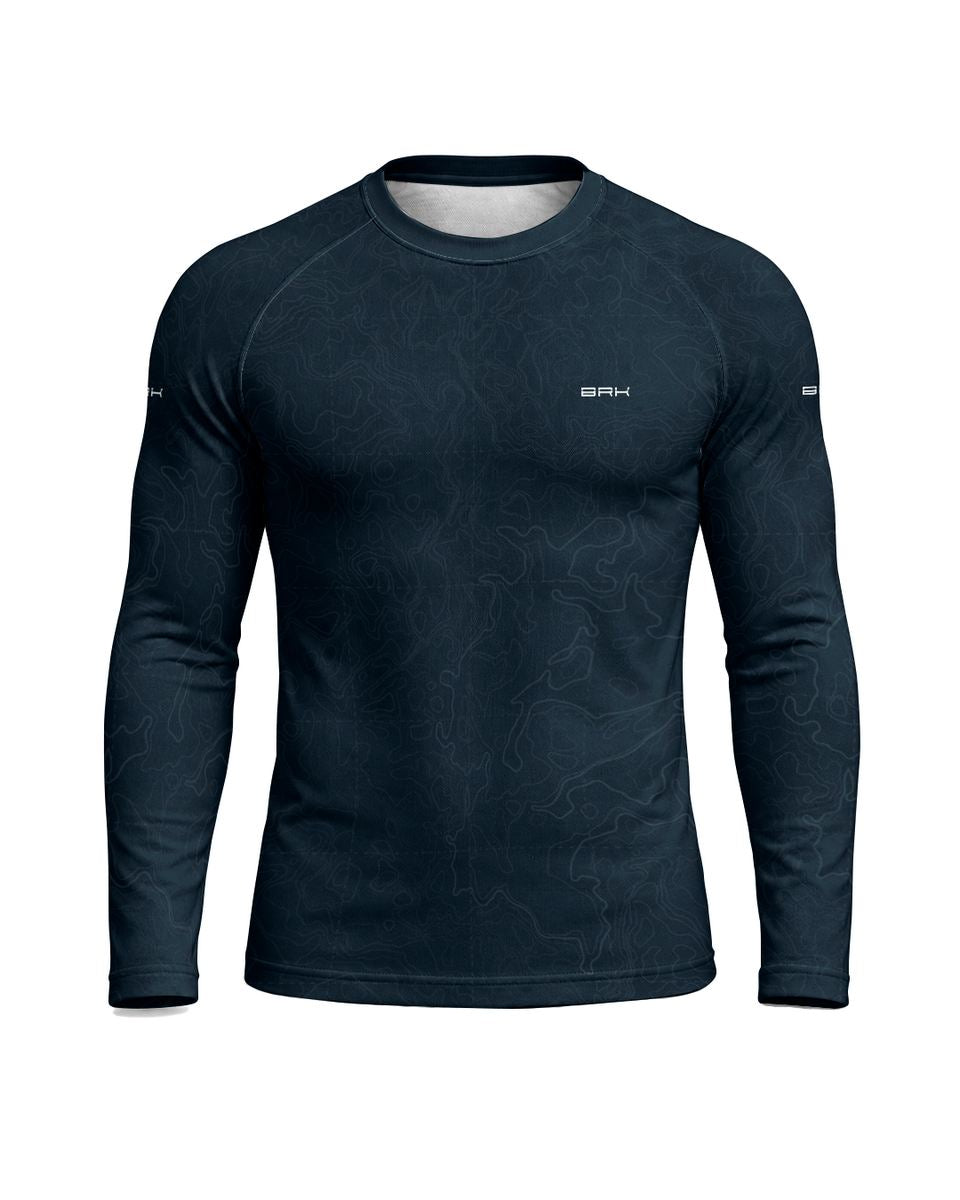 Camisa UV50 Segunda Pele Brk Custom Meteor Azul com UV50+