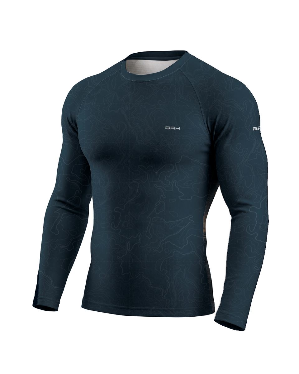 Camisa UV50 Segunda Pele Brk Custom Meteor Azul com UV50+