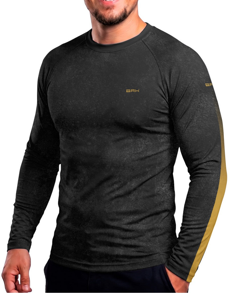 Camisa UV50 Segunda Pele Brk Custom V650S Cinza com UV50+