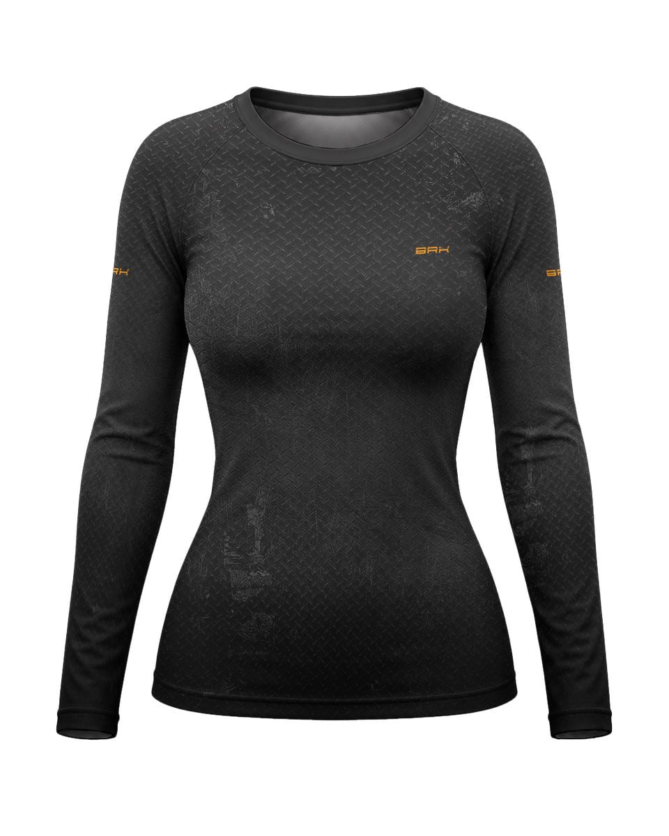 Camisa Segunda Pele Feminina Brk Fórmula 1 Red Bull Cinza Escuro 2023 com UV50+