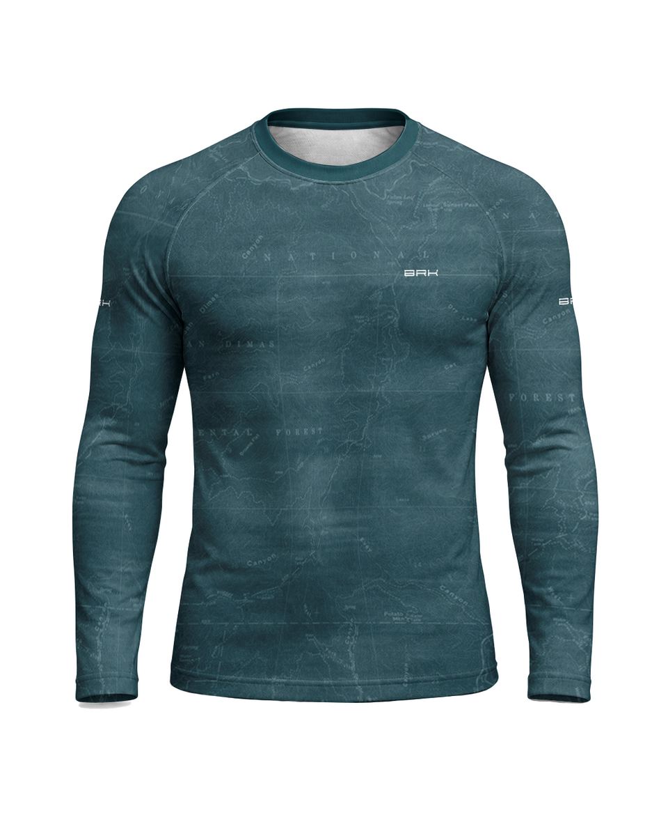 Camisa Segunda Pele Brk Fórmula 1 RB19 Azul Acinzentado com UV50+