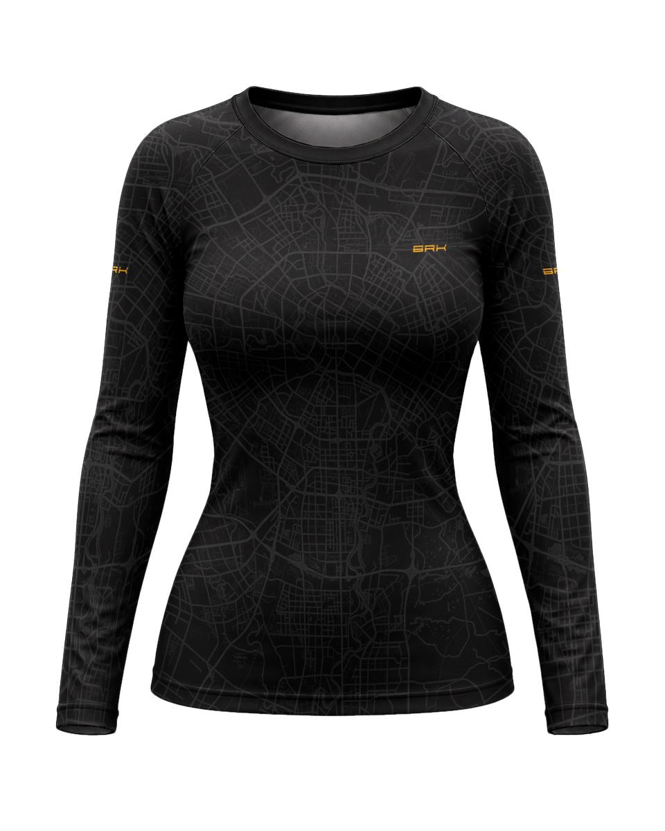 Camisa Segunda Pele Feminina Brk Fórmula 1 Willians Black Legend com UV50+