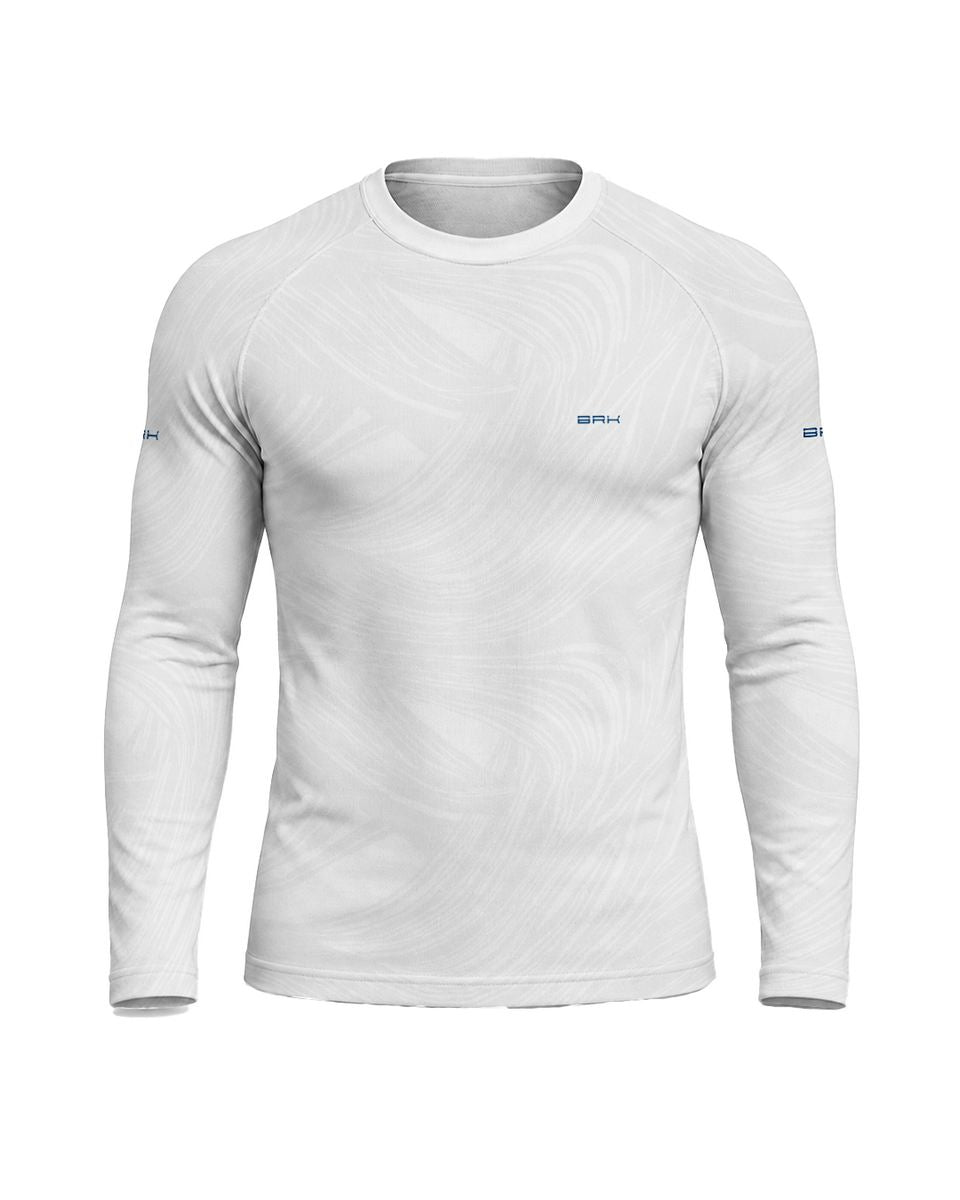 Camisa Segunda Pele Brk Fórmula 1 Willians White Legend com UV50+