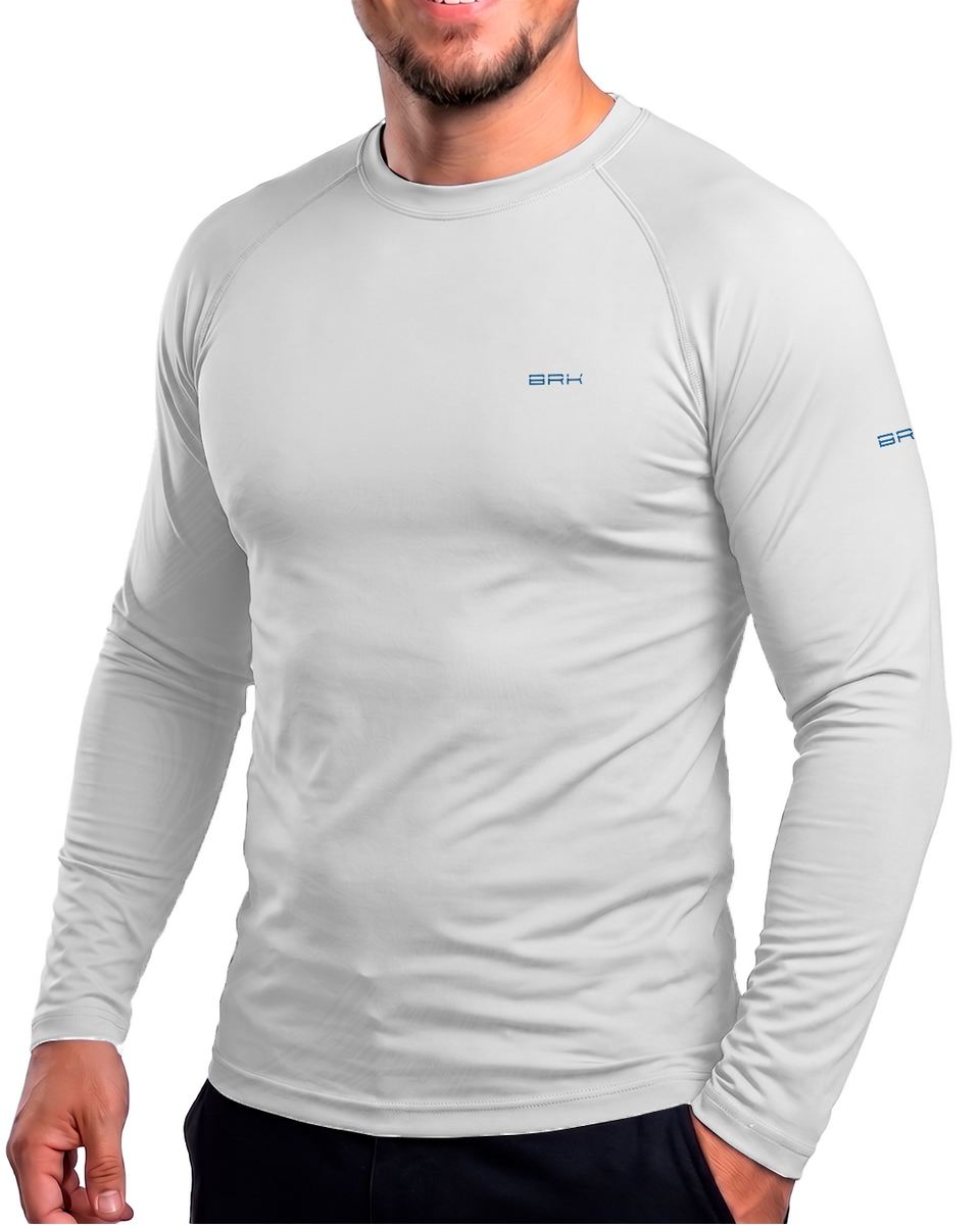 Camisa Segunda Pele Brk Fórmula 1 Willians White Legend com UV50+