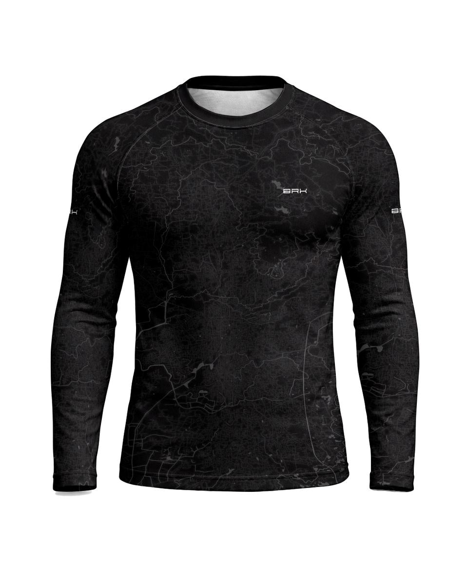 Camisa Segunda Pele Brk Fórmula 1 Mclaren 1988 Preto com UV50+