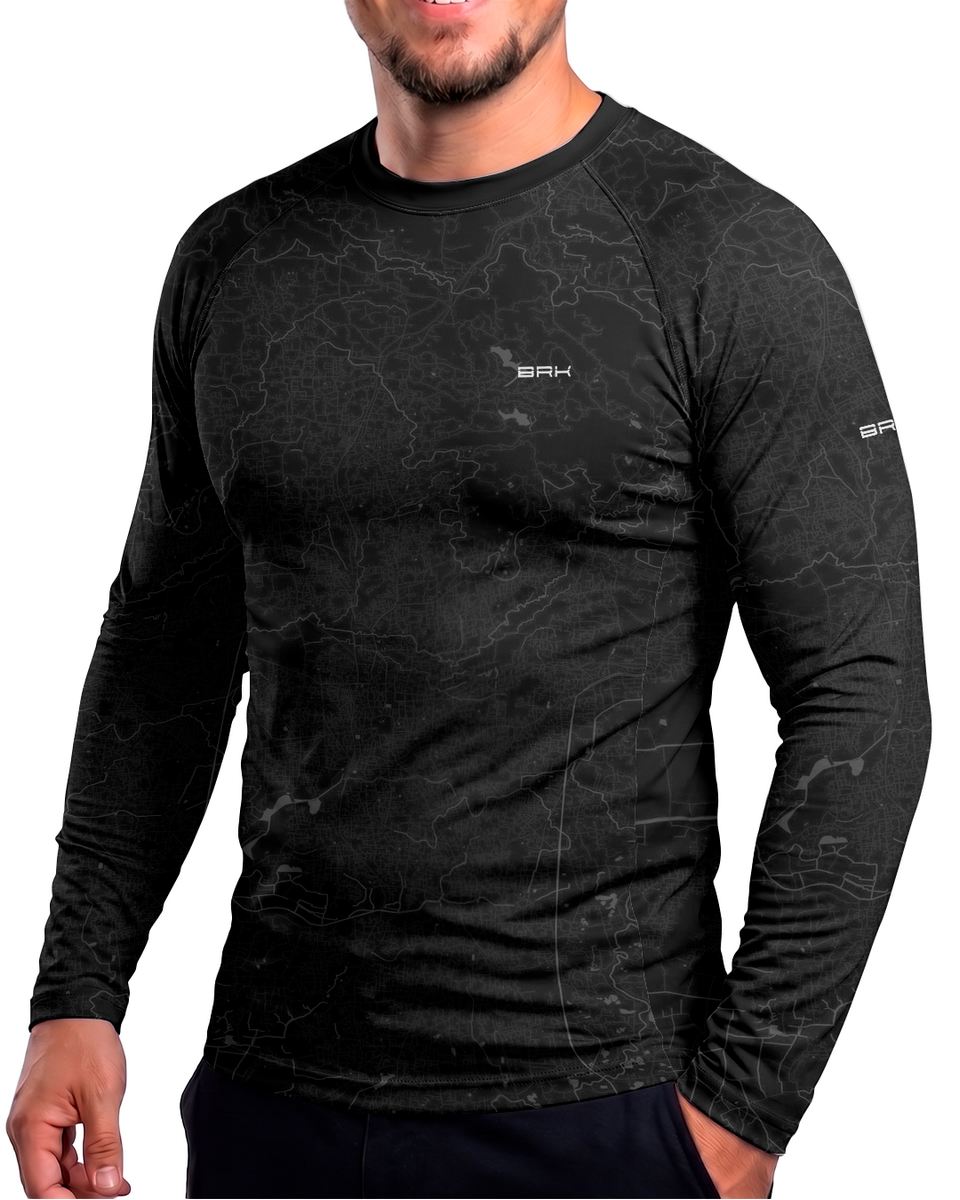 Camisa Segunda Pele Brk Fórmula 1 Mclaren 1988 Preto com UV50+
