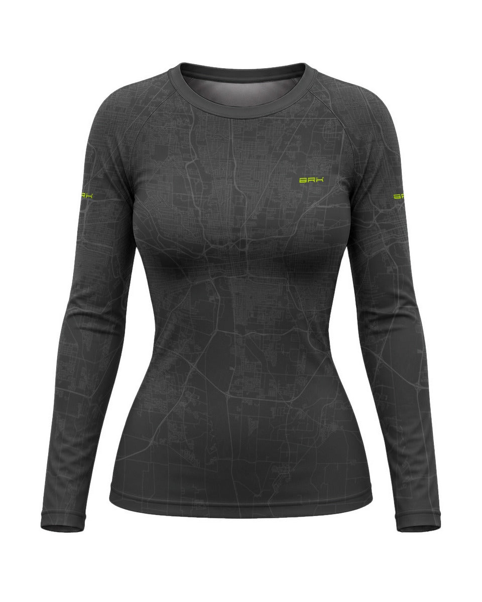Camisa Segunda Pele Feminina Brk Fórmula 1 Mercedes W07 World Champion com UV50+