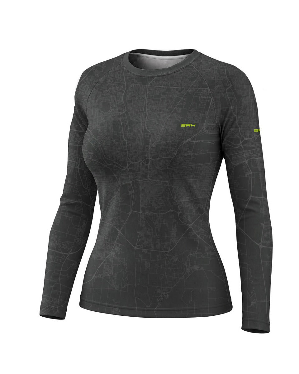 Camisa Segunda Pele Feminina Brk Fórmula 1 Mercedes W07 World Champion com UV50+