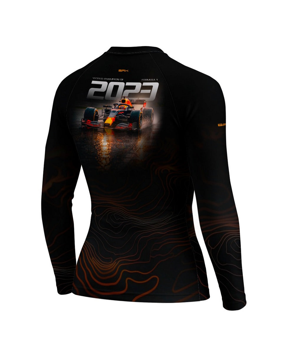 Camisa Segunda Pele Feminina Brk Fórmula 1 Red Bull RB19 2023 com UV50+