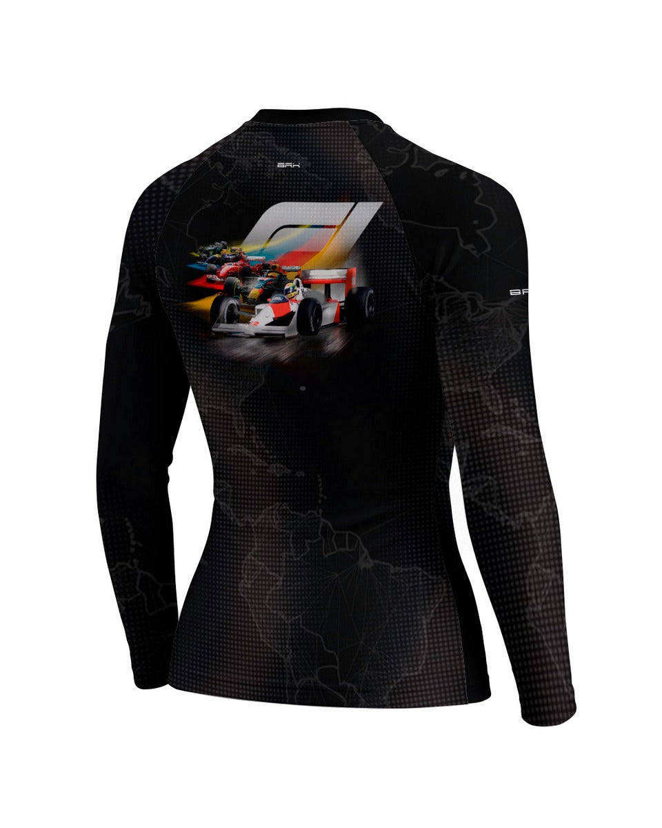 Camisa Segunda Pele Feminina Brk Fórmula 1 Lendas de Todas as Eras com UV50+