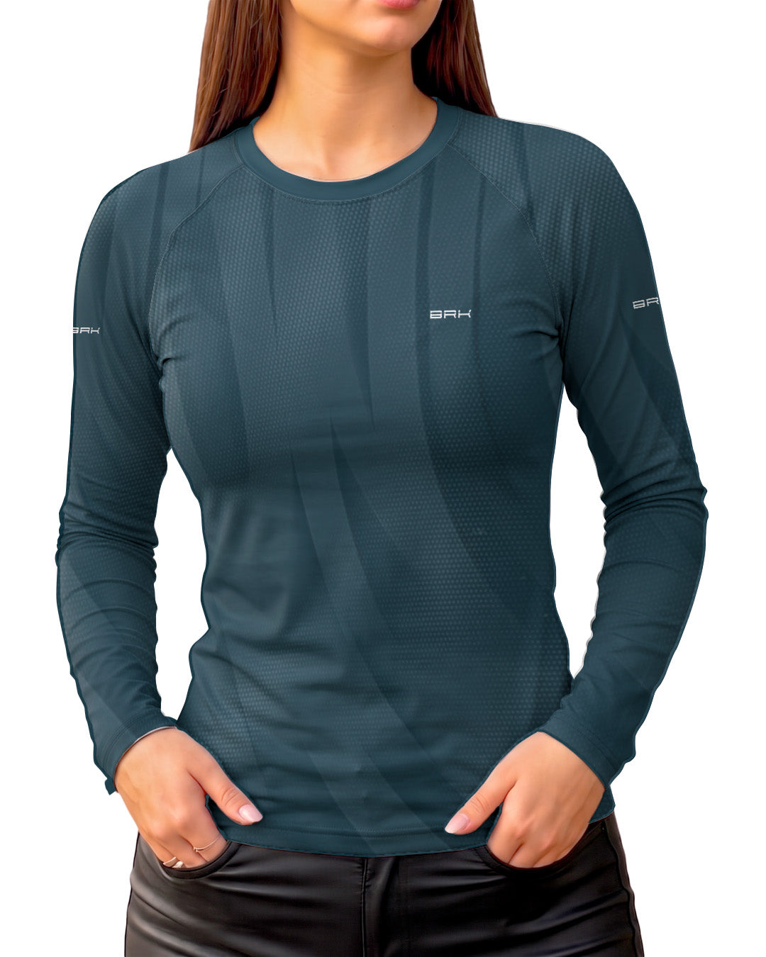 Camisa Segunda Pele Feminina Brk Fórmula 1 Cosworth Motor Lendário com UV50+