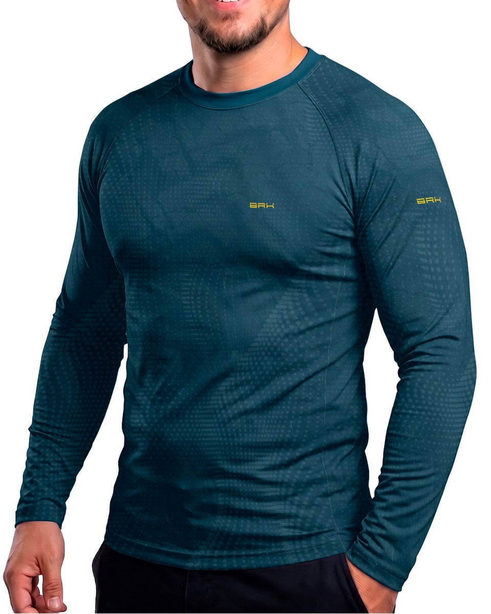 Camisa Segunda Pele Brk Fórmula 1 Motor Ferrari 53 V10 com UV50+
