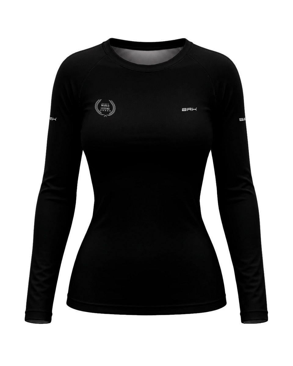 Camisa Segunda Pele Feminina Brk Fórmula 1 Lotus 97 Senna a Lenda com UV50+