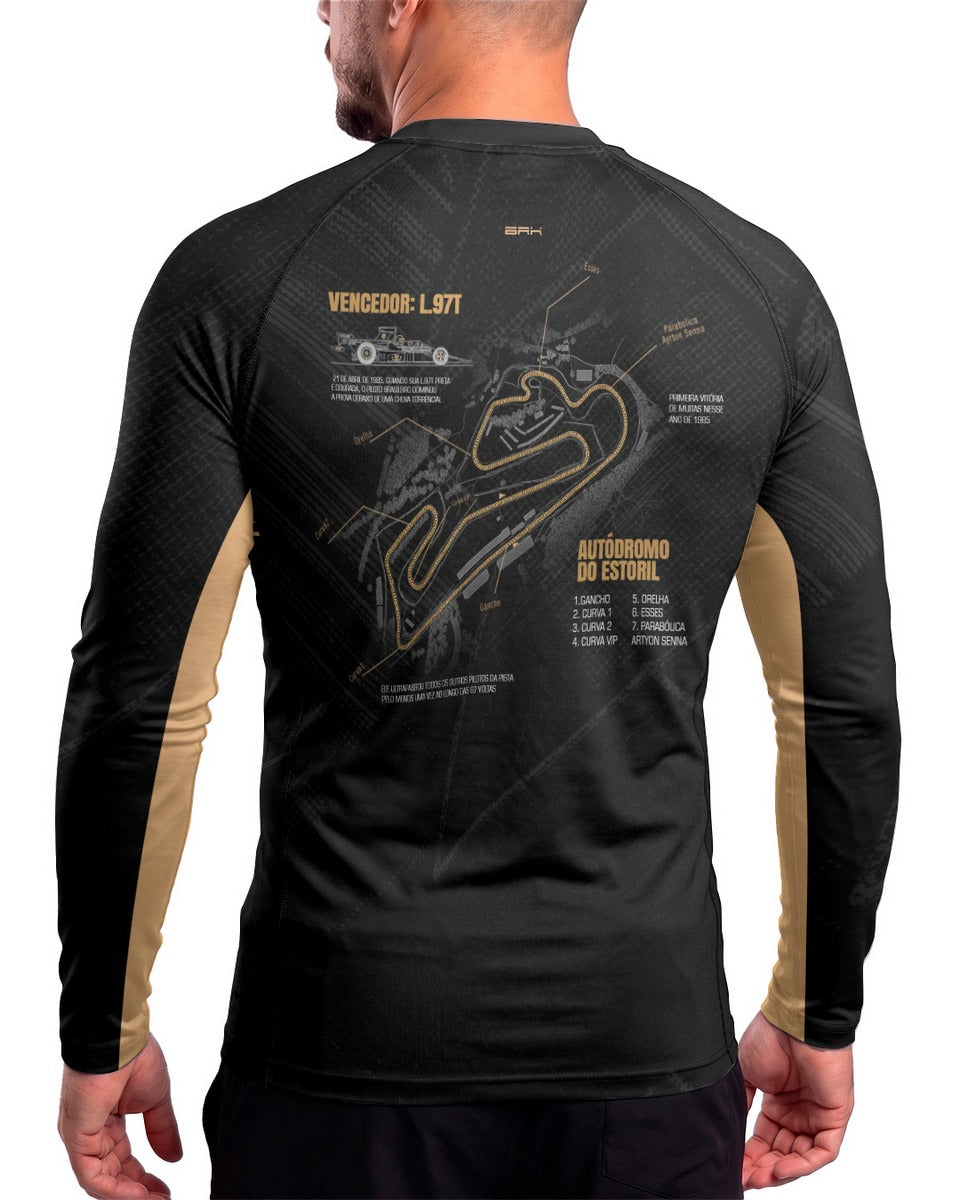 Camisa Segunda Pele Brk Fórmula 1 Autódromo do Estoril Lotus 97 com UV50+