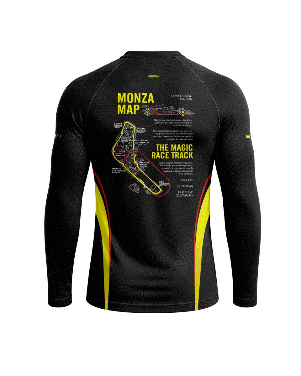 Camisa Segunda Pele Brk Fórmula 1 RB19 Monza com UV50+