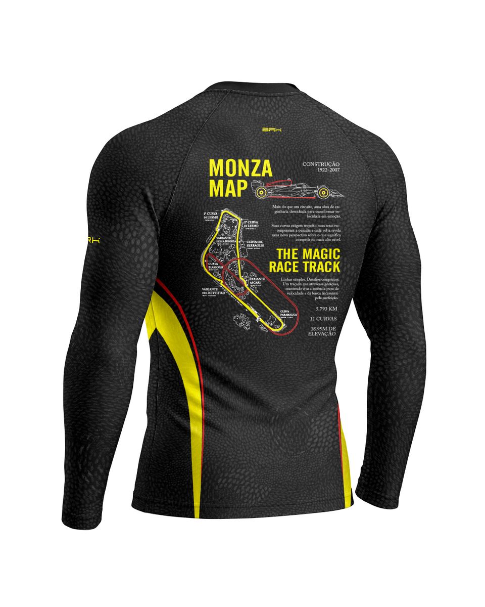 Camisa Segunda Pele Brk Fórmula 1 RB19 Monza com UV50+