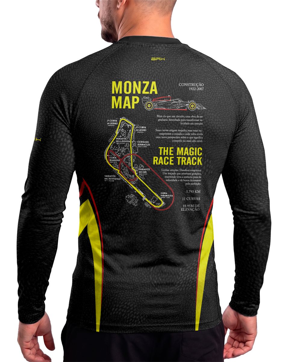 Camisa Segunda Pele Brk Fórmula 1 RB19 Monza com UV50+