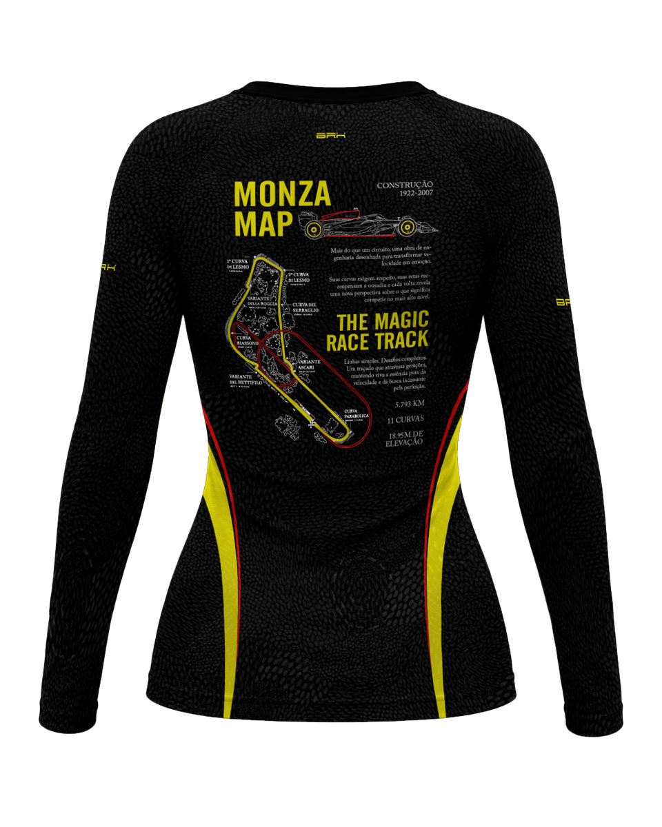 Camisa Segunda Pele Feminina Brk Fórmula 1 RB19 Monza com UV50+