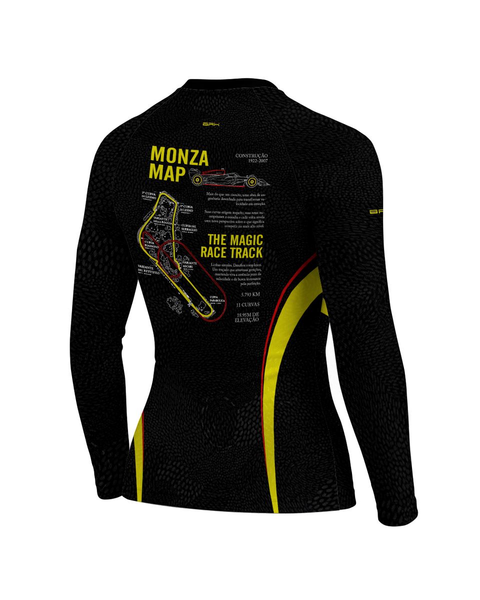 Camisa Segunda Pele Feminina Brk Fórmula 1 RB19 Monza com UV50+