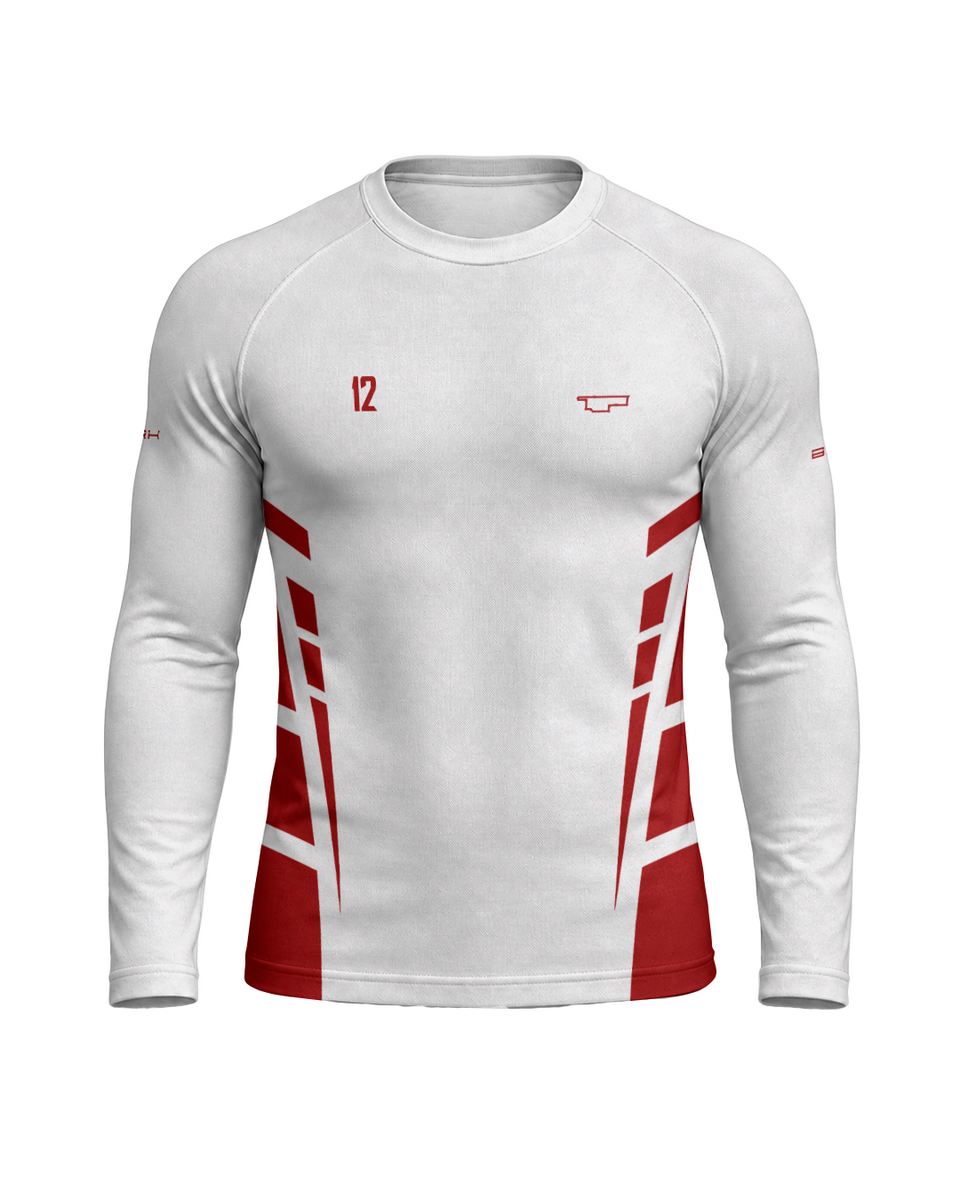 Camisa Segunda Pele Brk Fórmula 1 Mclaren Branca com UV50+