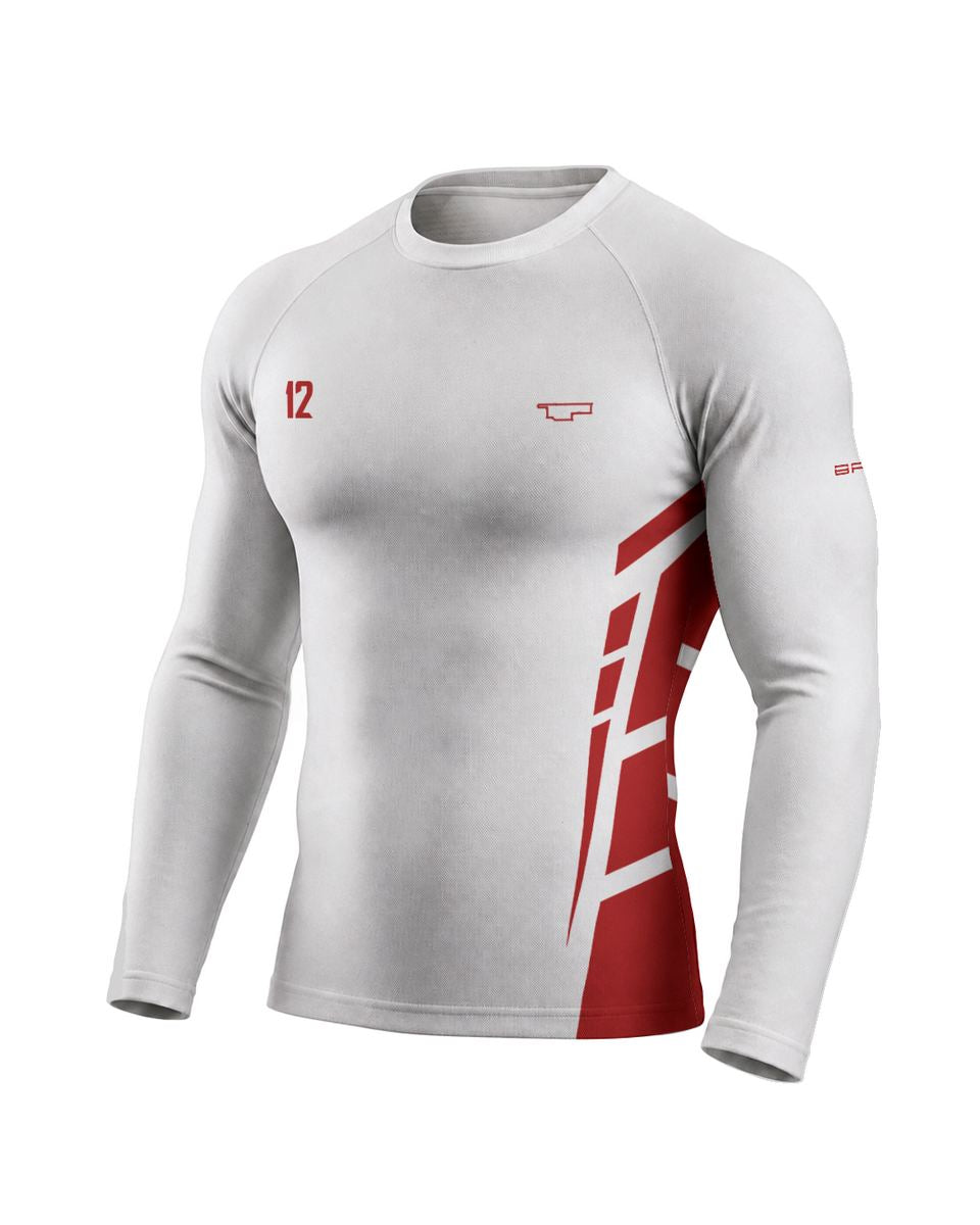 Camisa Segunda Pele Brk Fórmula 1 Mclaren Branca com UV50+