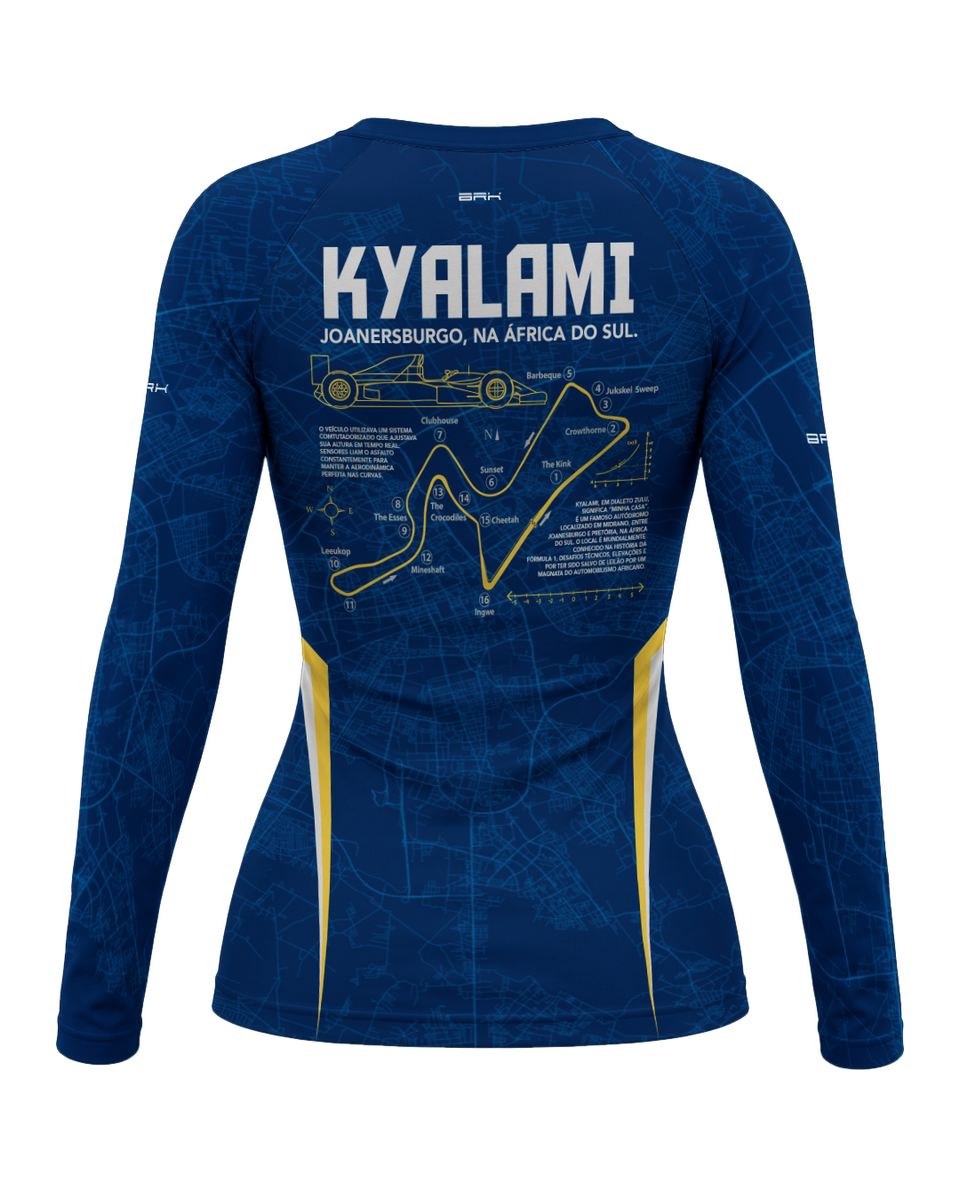 Camisa Segunda Pele Feminina Brk Fórmula 1 Willians FW14B com UV50+