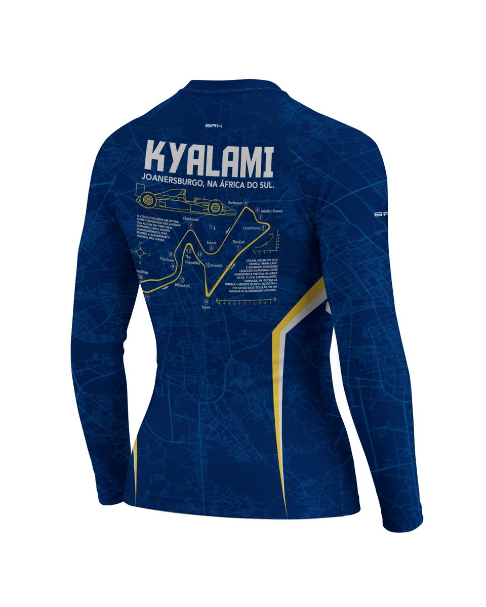 Camisa Segunda Pele Feminina Brk Fórmula 1 Willians FW14B com UV50+