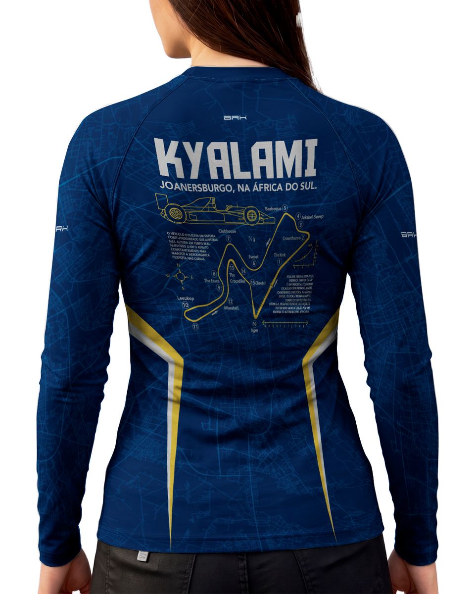 Camisa Segunda Pele Feminina Brk Fórmula 1 Willians FW14B com UV50+