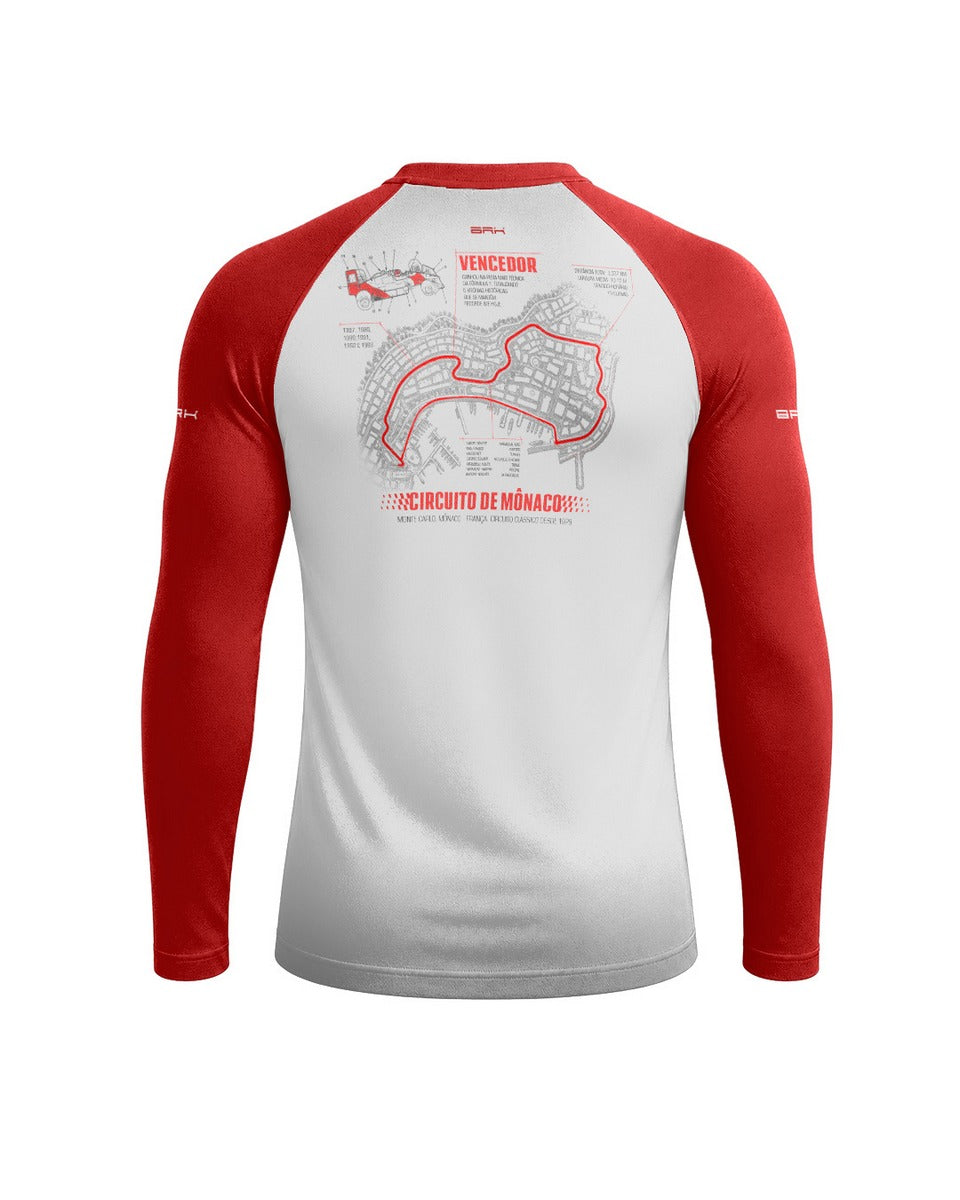 Camisa Segunda Pele Brk Fórmula 1 Circuito de Mônaco com UV50+