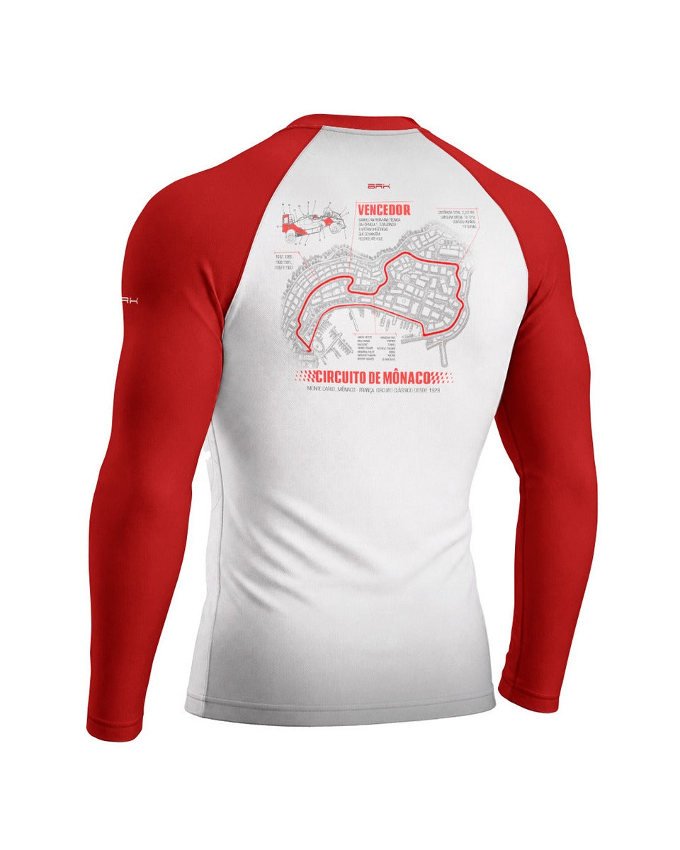 Camisa Segunda Pele Brk Fórmula 1 Circuito de Mônaco com UV50+