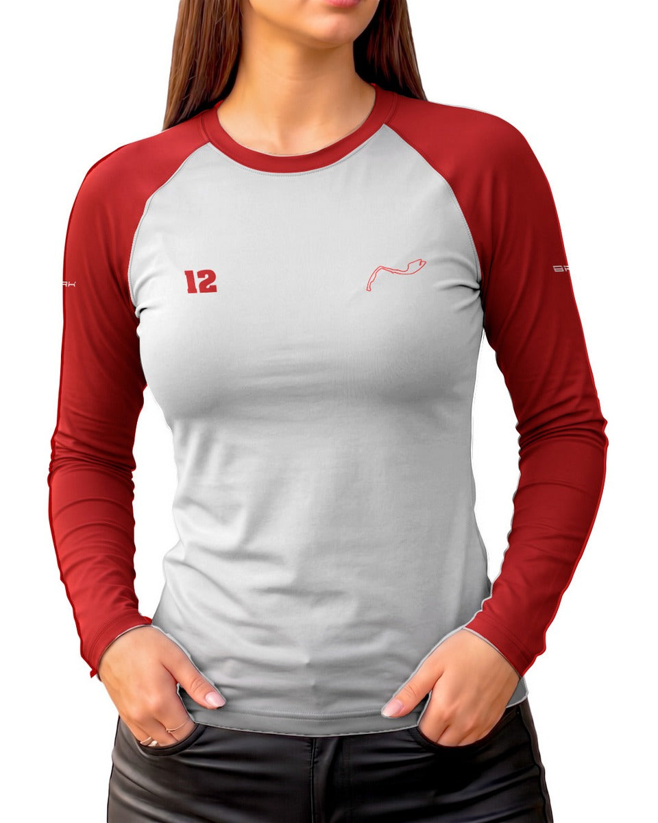 Camisa Segunda Pele Feminina Brk Fórmula 1 Circuito de Mônaco com UV50+