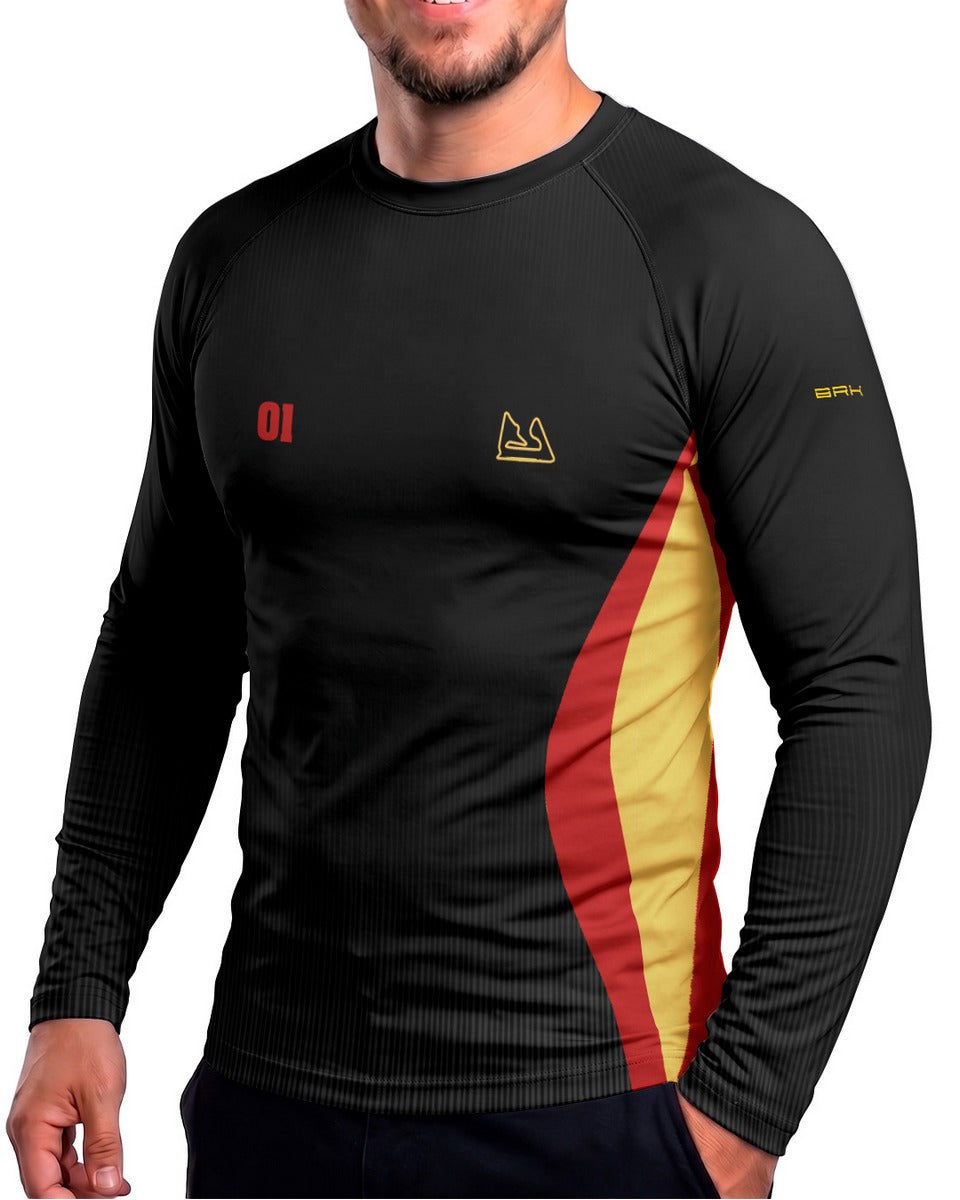 Camisa  Segunda Pele Brk Fórmula 1 Circuito do Bahrein com UV50+