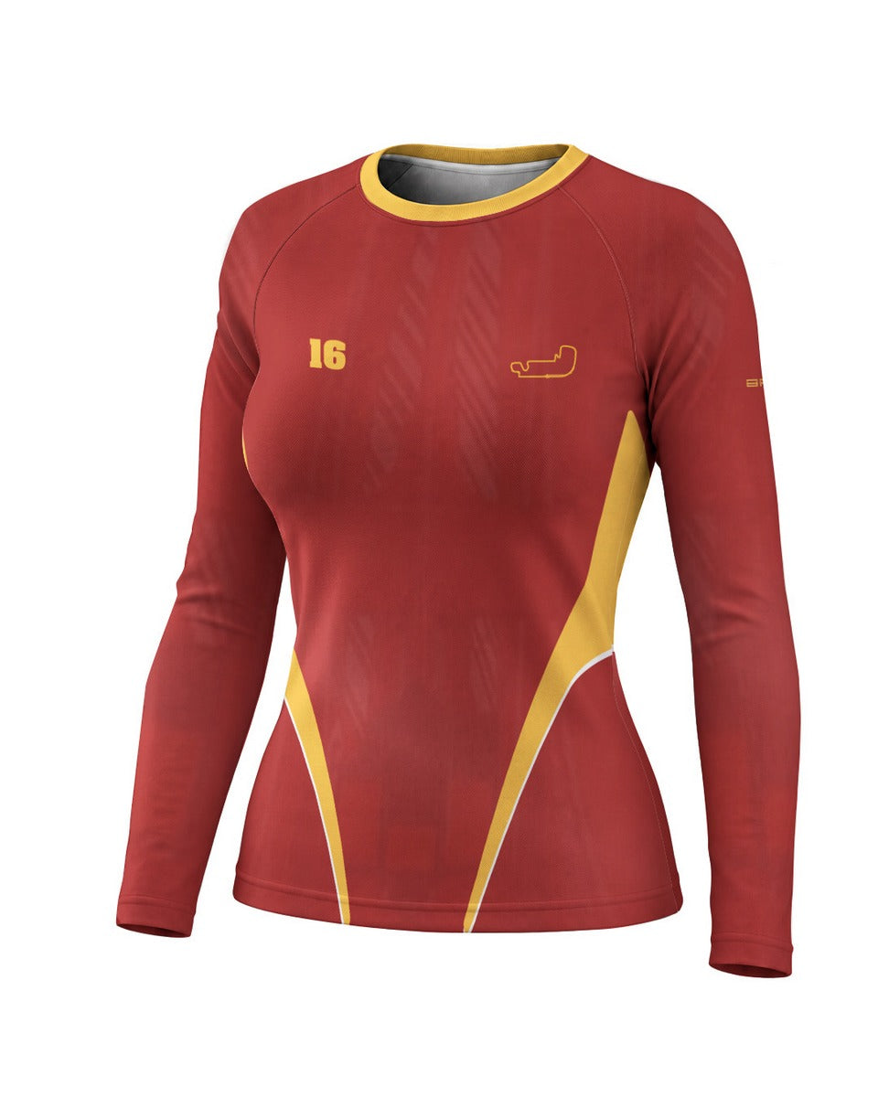 Camisa Segunda Pele Feminina Brk Fórmula 1 Indianópolis Capital da Corrida com UV50+