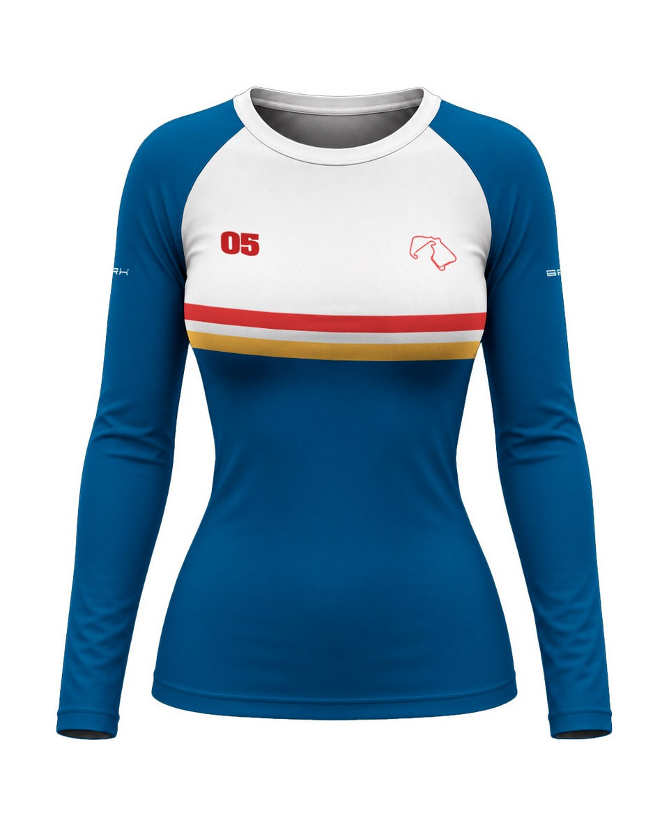 Camisa Segunda Pele Feminina Brk Fórmula 1 FW14B Silverstone com UV50+