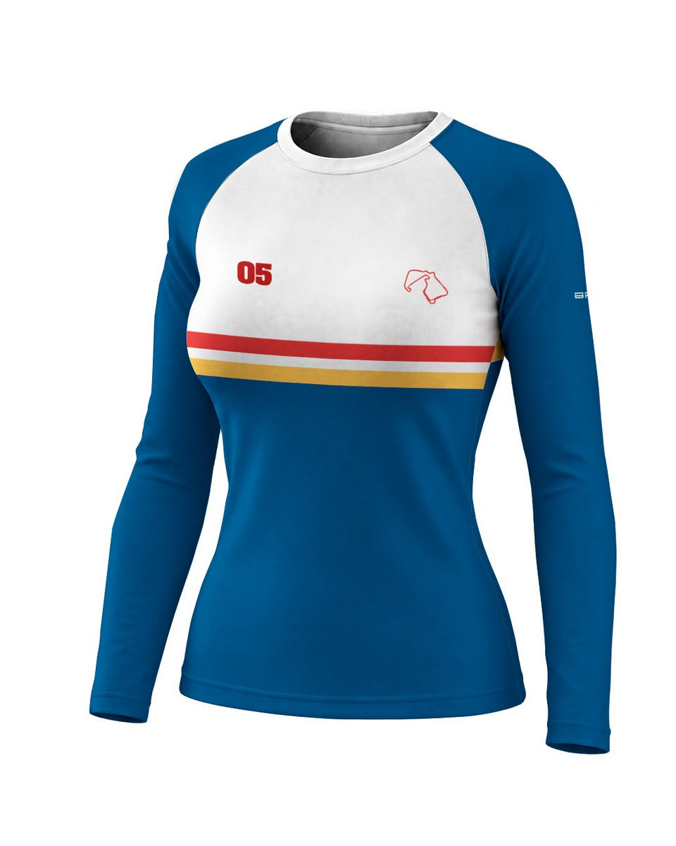 Camisa Segunda Pele Feminina Brk Fórmula 1 FW14B Silverstone com UV50+
