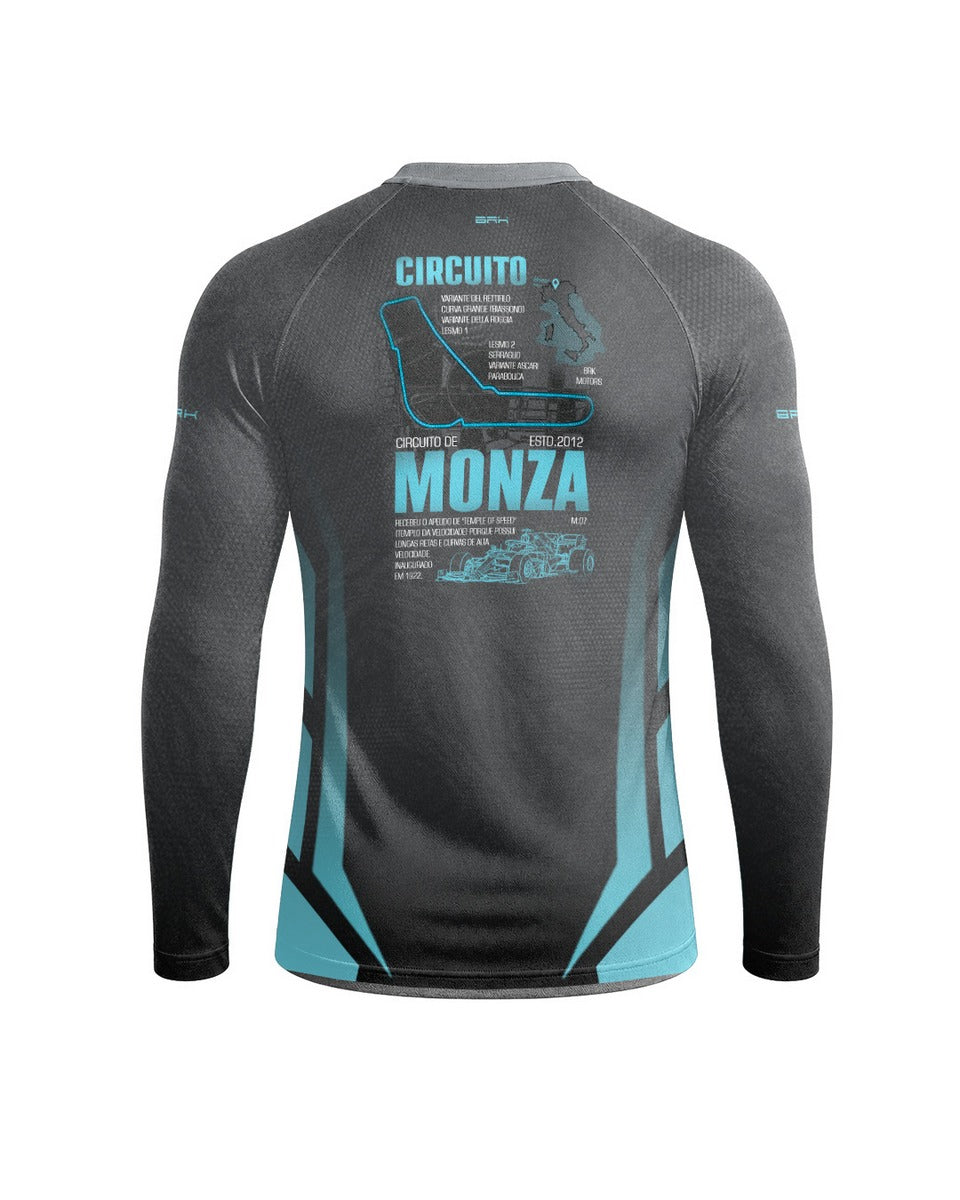 Camisa Segunda Pele Brk Fórmula 1 Mercedes W07 Monza com UV50+