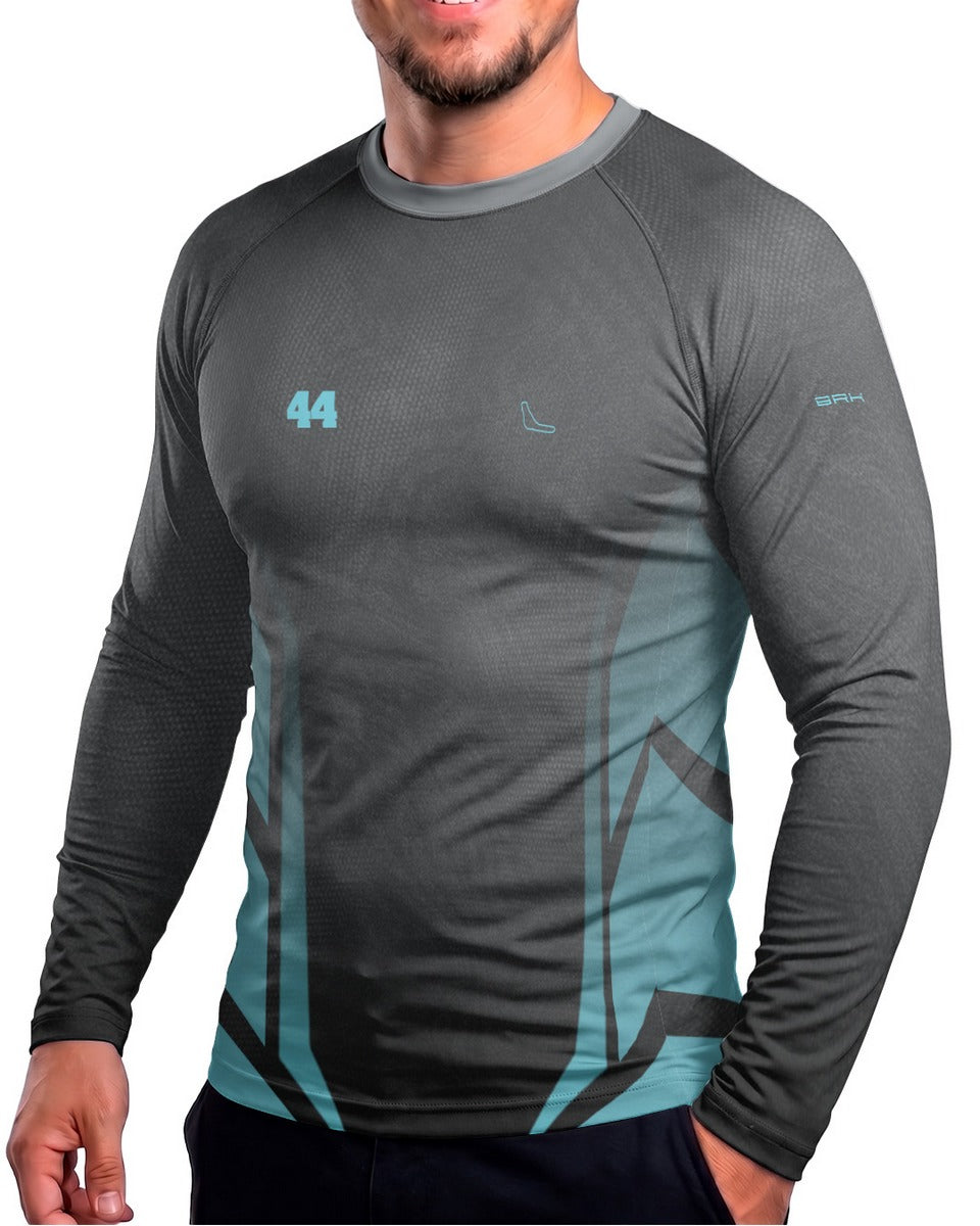 Camisa Segunda Pele Brk Fórmula 1 Mercedes W07 Monza com UV50+
