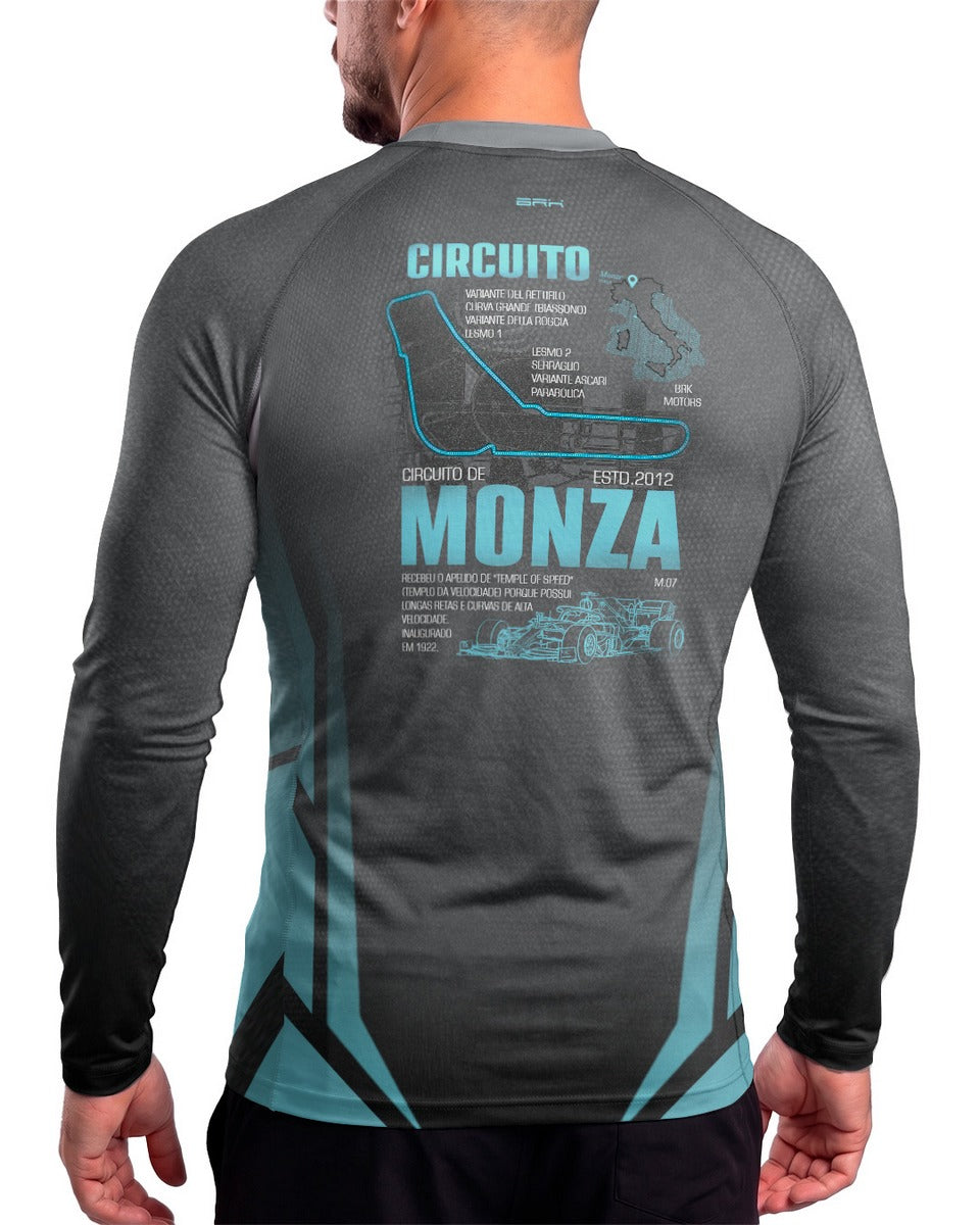 Camisa Segunda Pele Brk Fórmula 1 Mercedes W07 Monza com UV50+