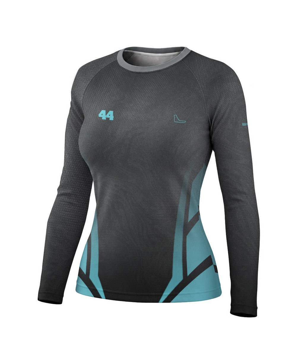 Camisa Segunda Pele Feminina Brk Fórmula 1 Mercedes W07 Monza com UV50+