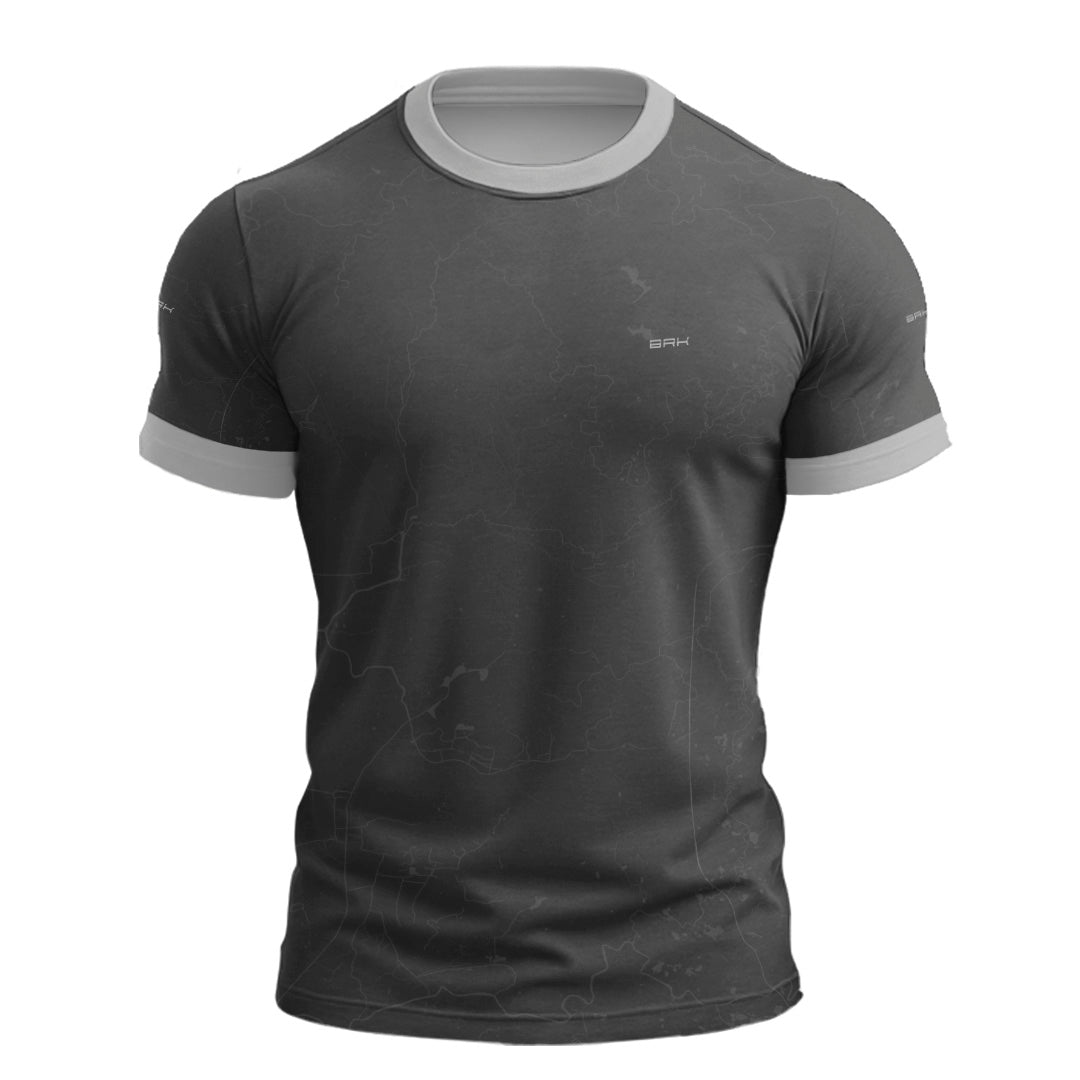 Camisa Fórmula 1 Brk Mercedes Cinza Ciano  com Proteção UV50