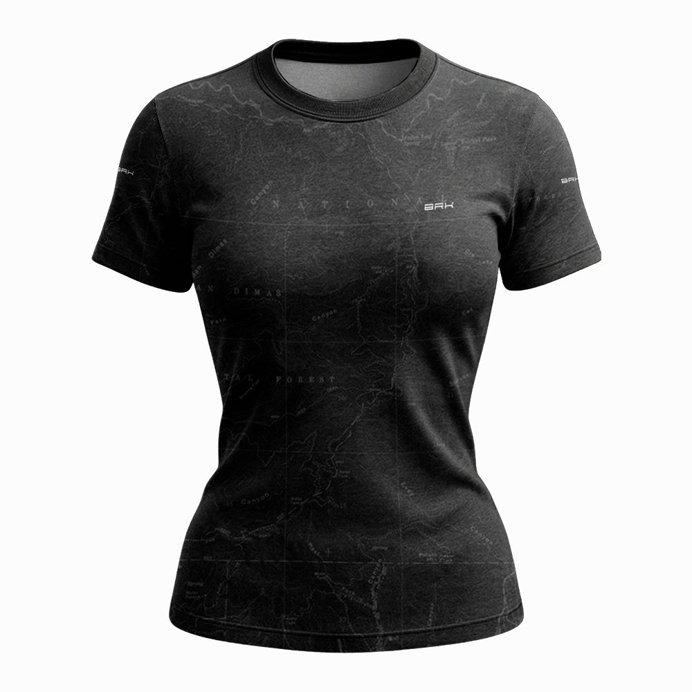 Camisa Feminina Fórmula 1 Brk Ferrari Preto  com Proteção UV50
