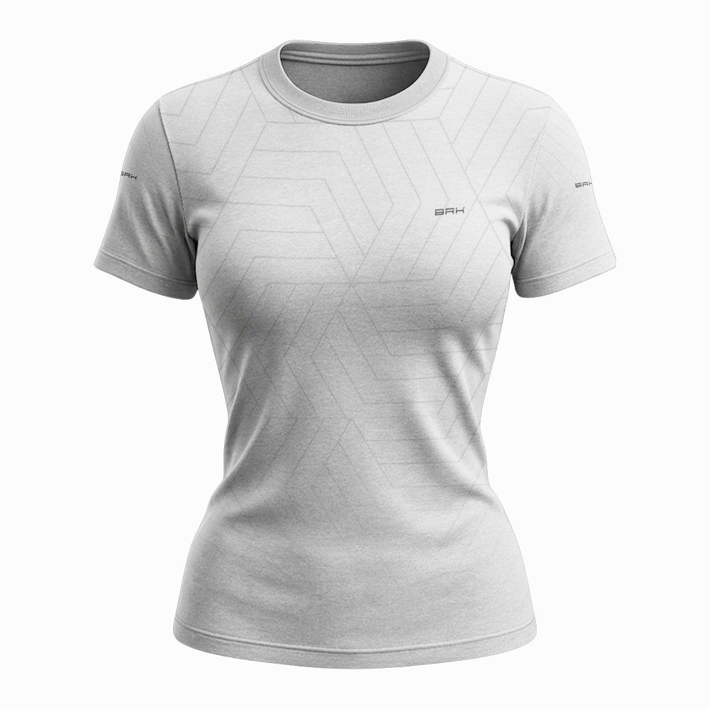 Camisa Feminina Fórmula 1 Brk Mclaren Branca com Proteção UV50