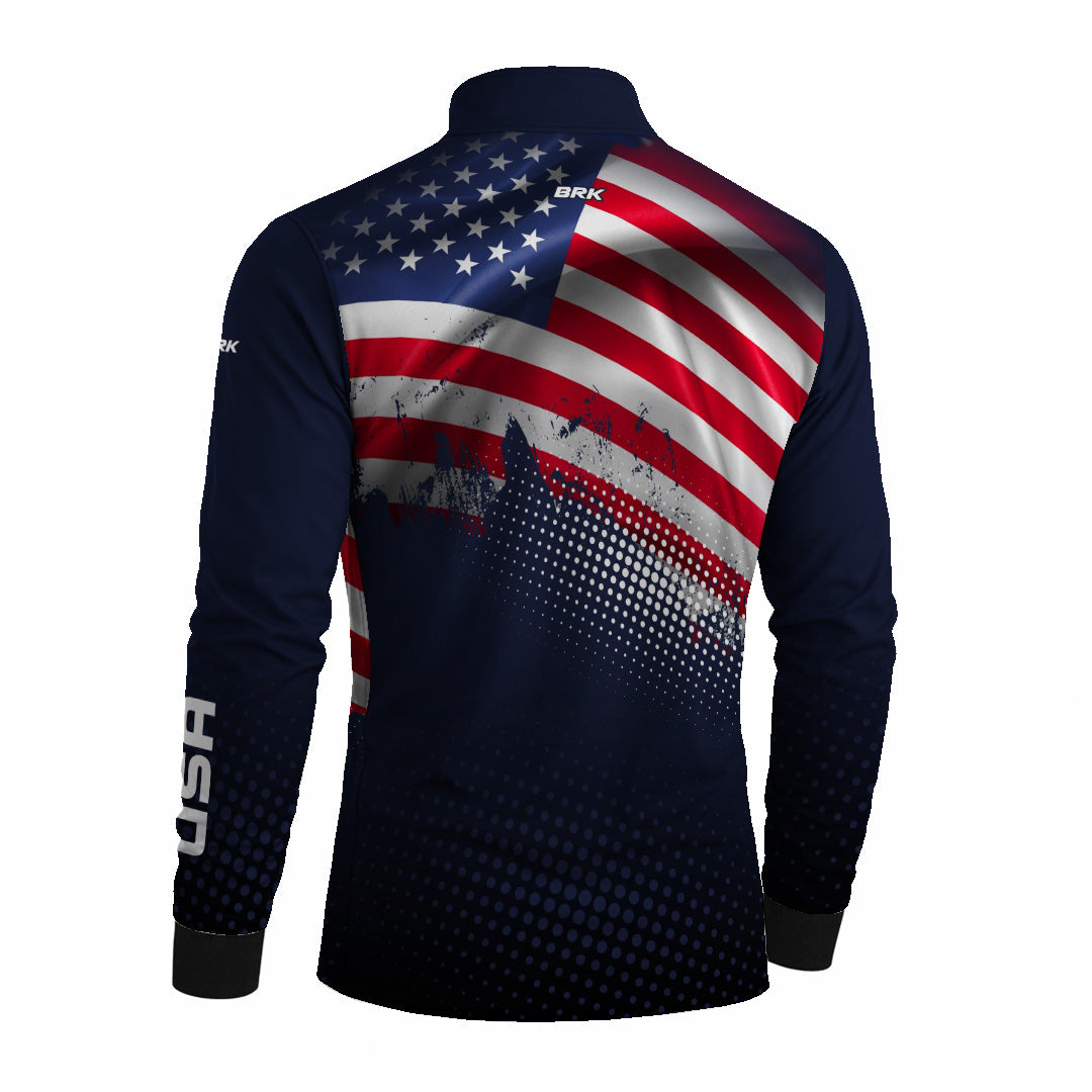 Camisa Manga Longa Estados Unidos com UV50 - Envio Imediato