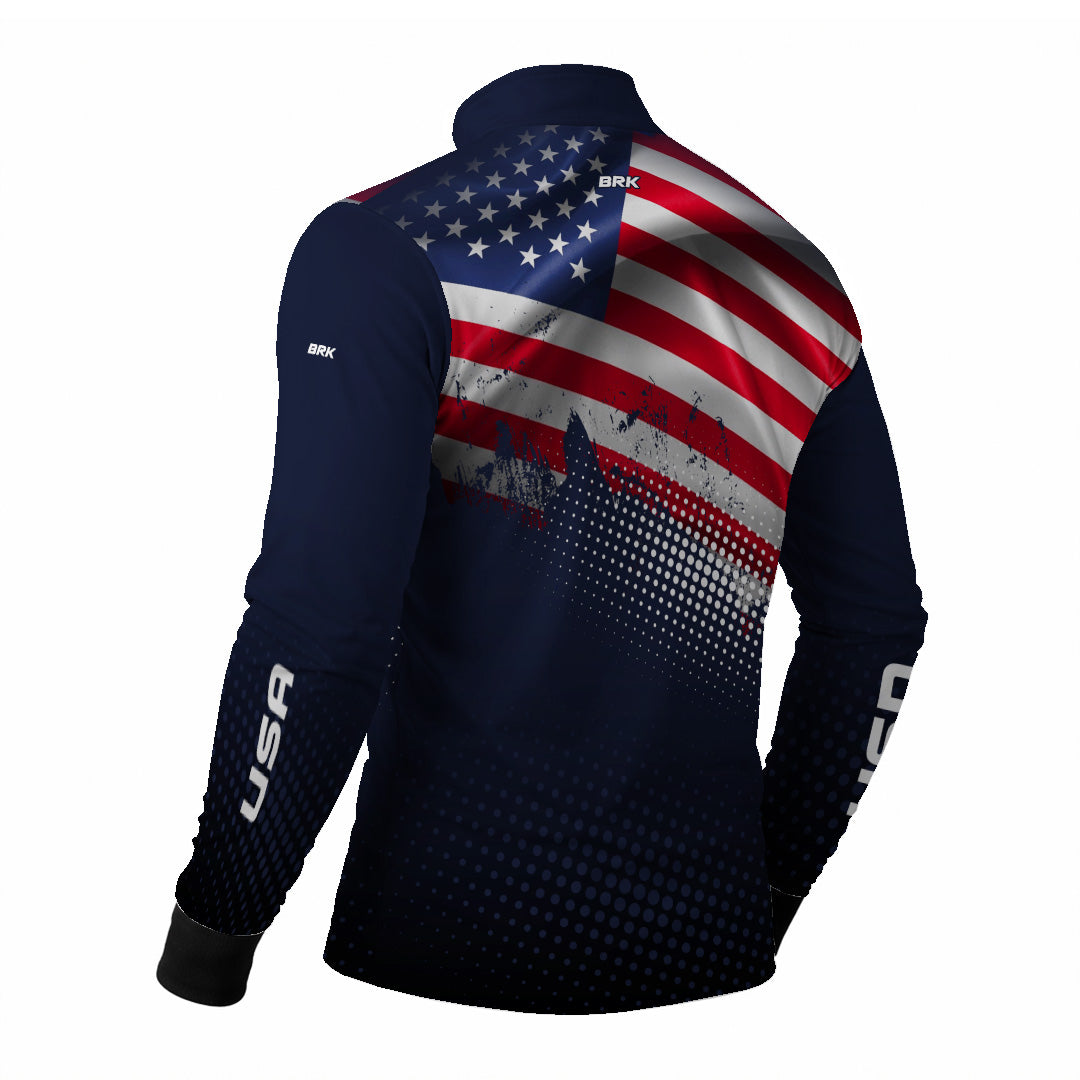 Camisa Manga Longa Estados Unidos com UV50 - Envio Imediato