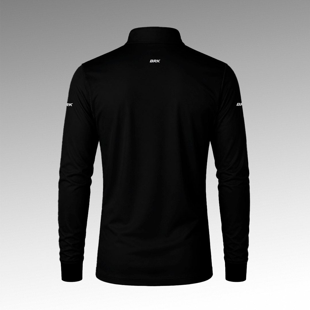 Camisa Brk Manga Longa Preta com Proteção Solar UV50+