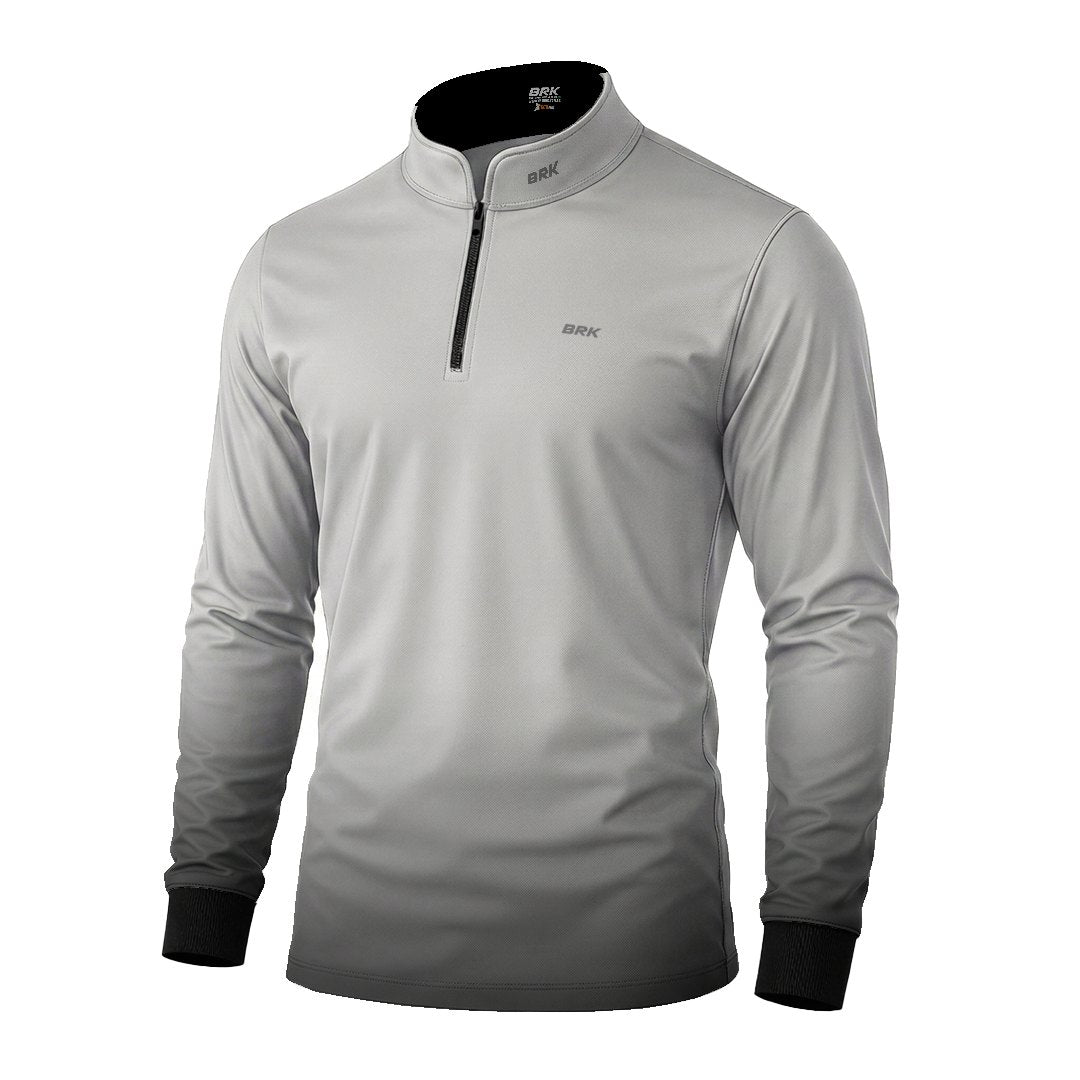 Camisa Básica Cinza Claro com UV50 - Envio Imediato