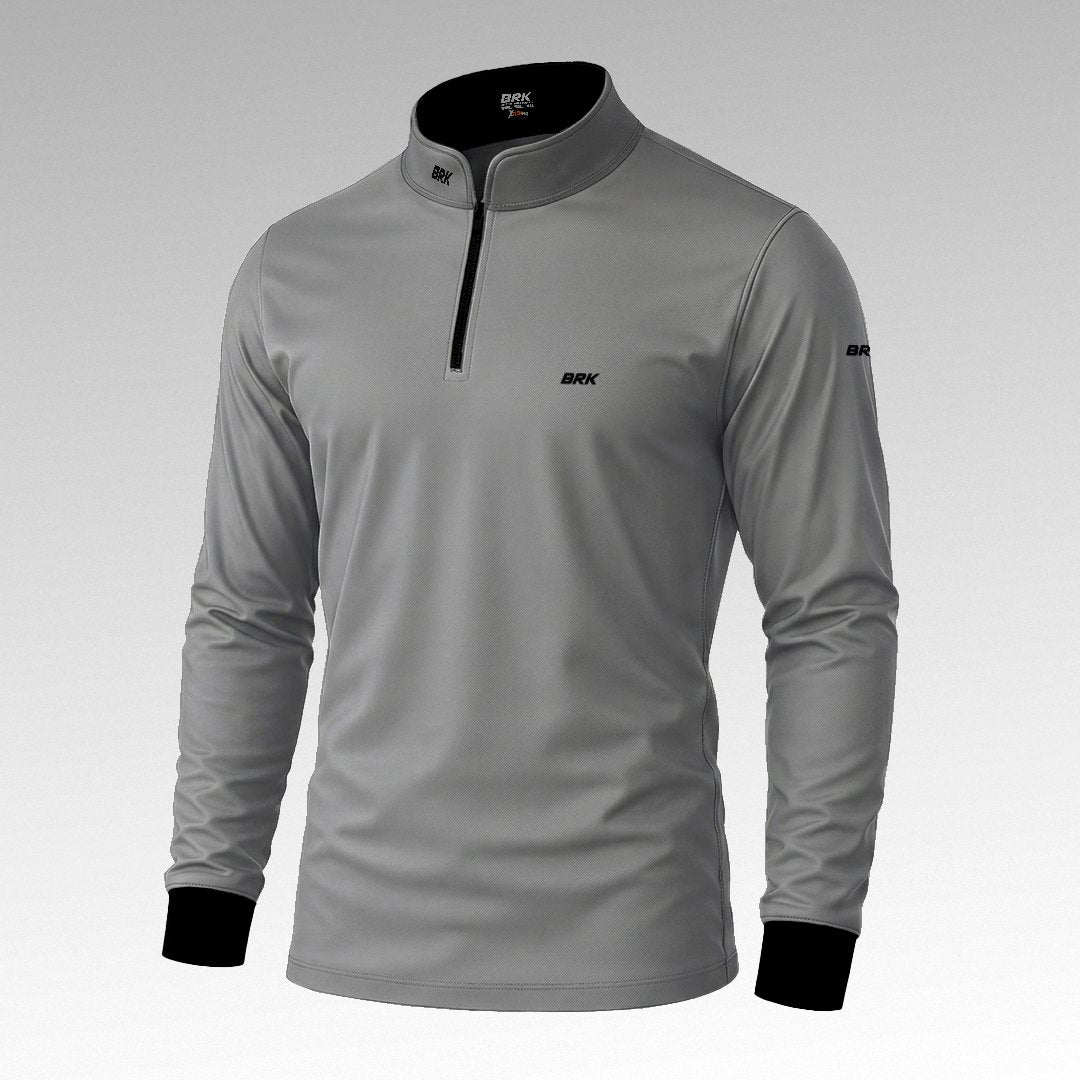 Camisa Básica Cinza Claro com UV50 - Envio Imediato