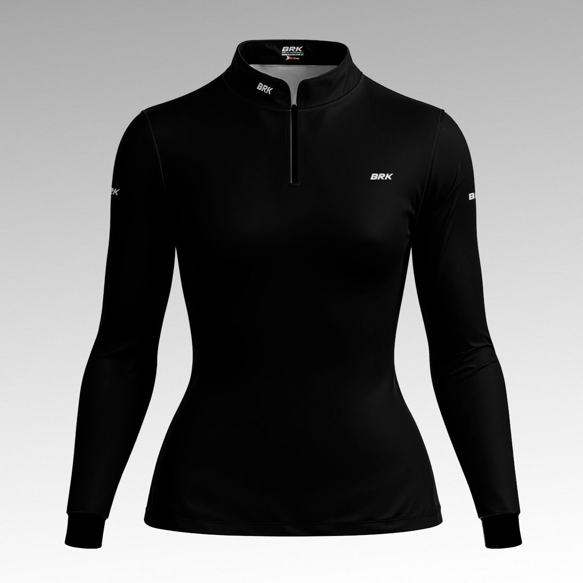 Camisa Feminina Básica Preta com UV50 - Envio Imediato