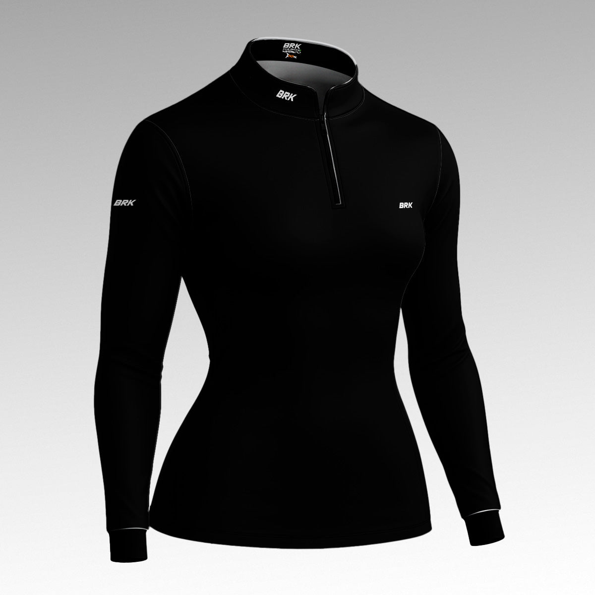 Camisa Feminina Básica Preta com UV50 - Envio Imediato